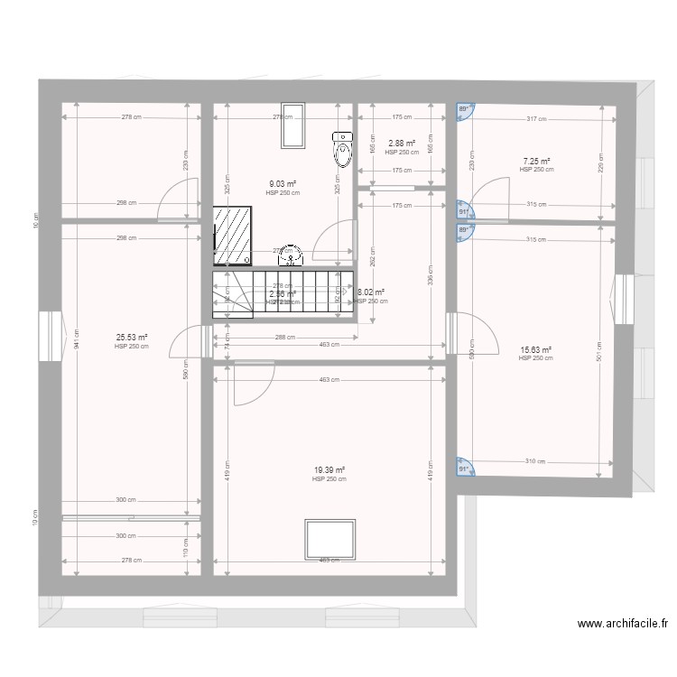 RAOBISON PERRIGNY ETAGE. Plan de 0 pièce et 0 m2