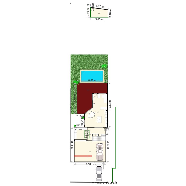 masion des sports version4. Plan de 0 pièce et 0 m2