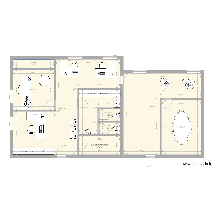 bureau jarry. Plan de 0 pièce et 0 m2