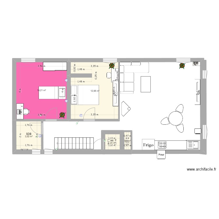 maison 1ere etage . Plan de 0 pièce et 0 m2