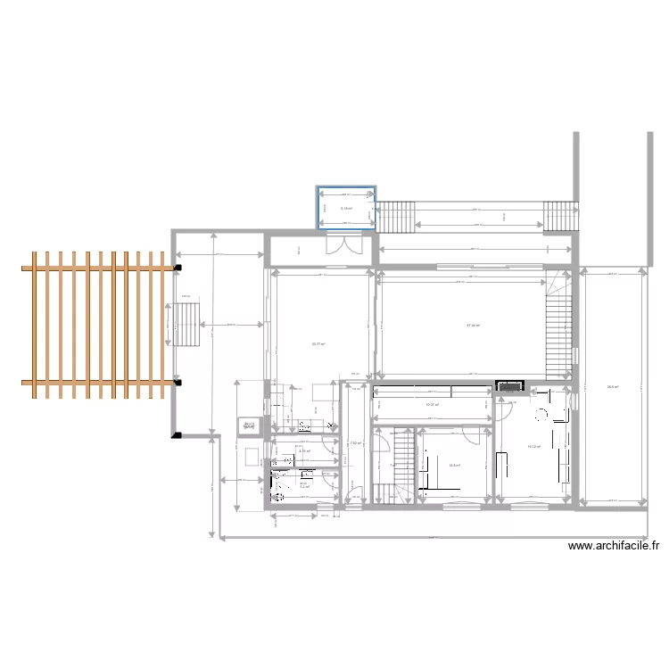 TRESNJA v4 terasse. Plan de 