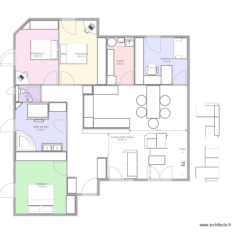 maisonnette definitif. Plan de 0 pièce et 0 m2