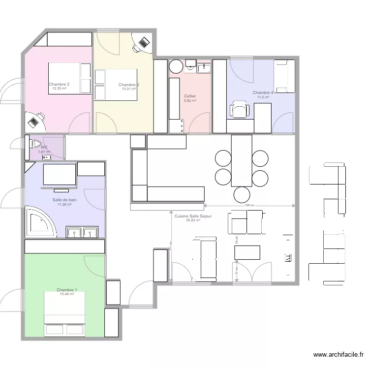 maisonnette definitif. Plan de 