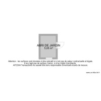 BI 6936 ABRI DE JARDIN