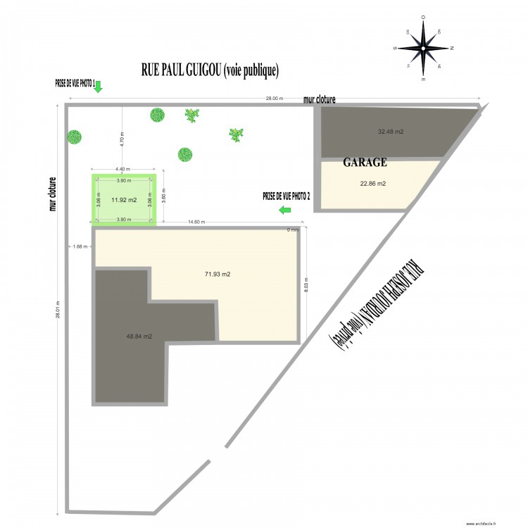 Plan. Plan de 0 pièce et 0 m2