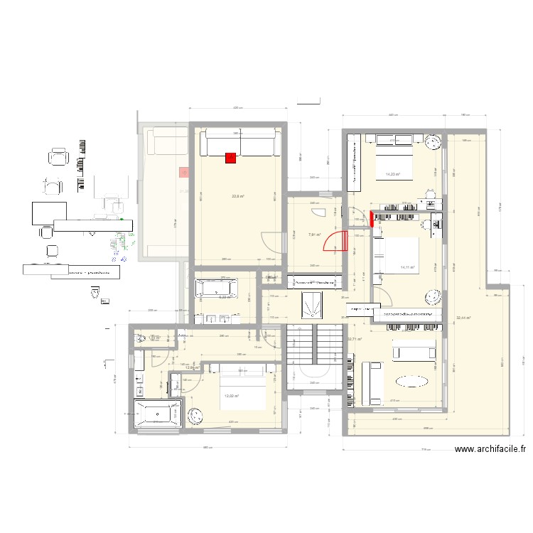  Furcy modif Romain. Plan de 0 pièce et 0 m2