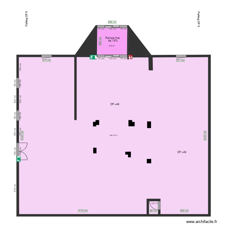 PADD AVANT TRAVAUX. Plan de 0 pièce et 0 m2