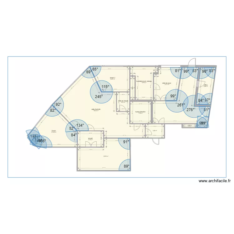 Le Mans Oyon V1. Plan de 