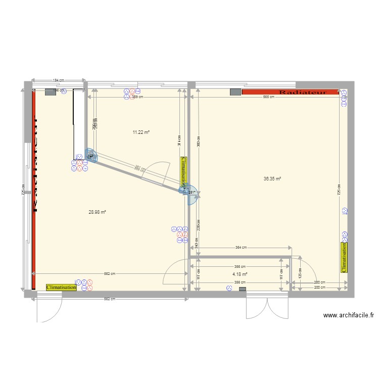 Bureau CNFPT   Existant. Plan de 0 pièce et 0 m2