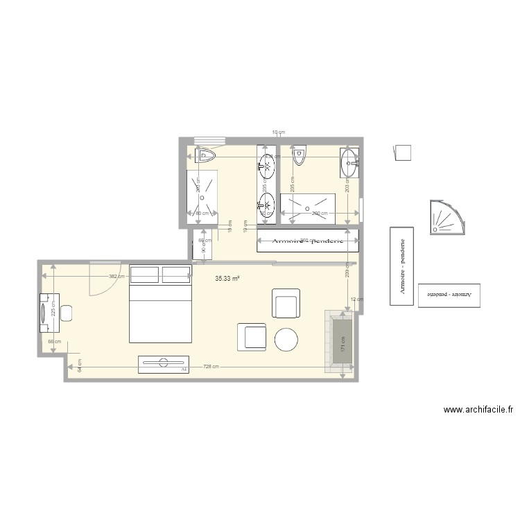 1er SB A CREER VERSION BIS. Plan de 0 pièce et 0 m2