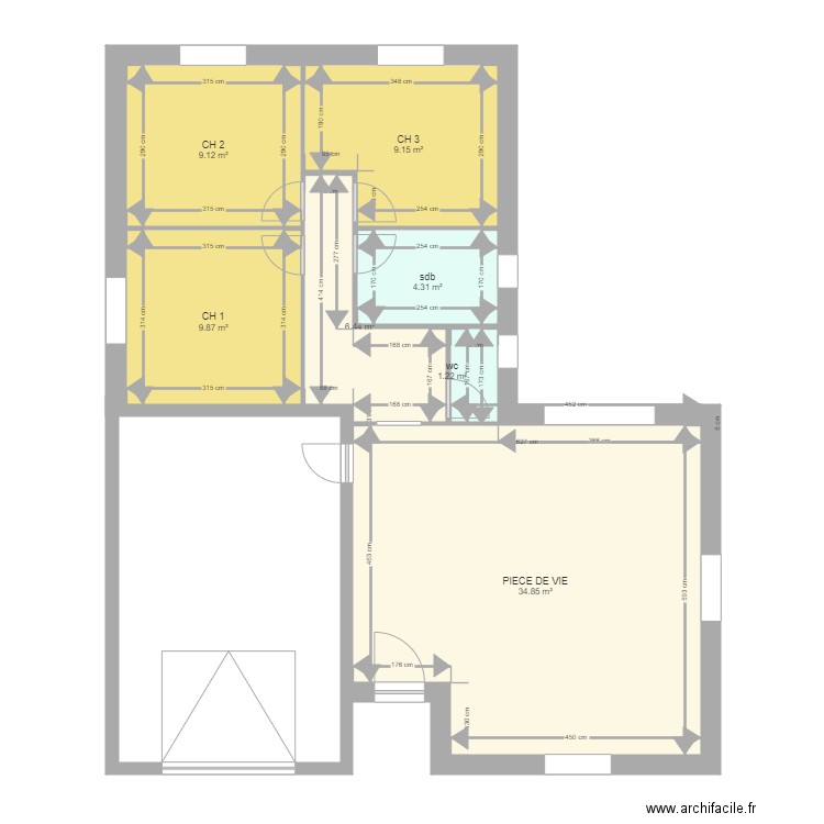 LORIE G25  77   V1. Plan de 0 pièce et 0 m2