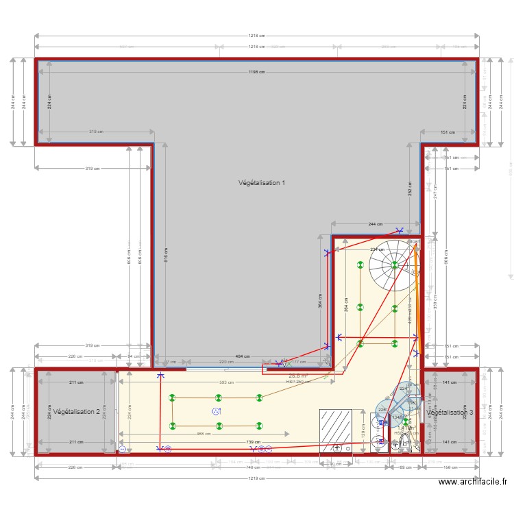 Maison Habitation ST CLAIR Electricité2. Plan de 0 pièce et 0 m2