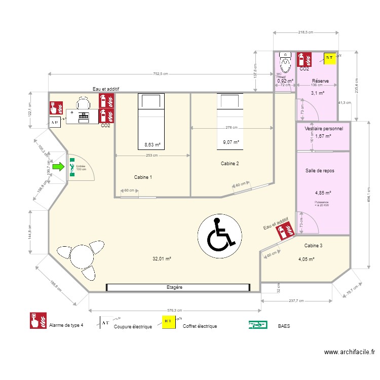 Les Fées douceur. Plan de 0 pièce et 0 m2