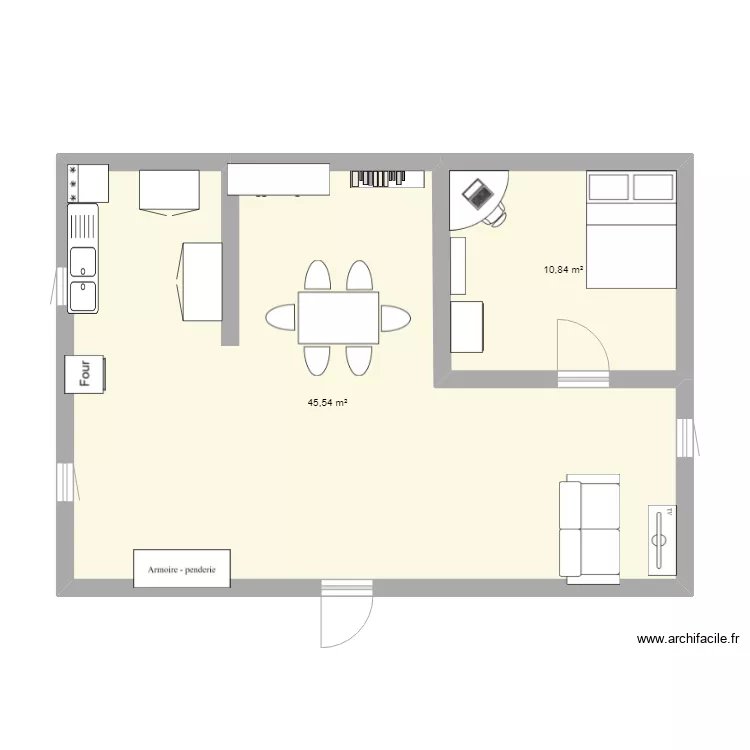 Logement1. Plan de 