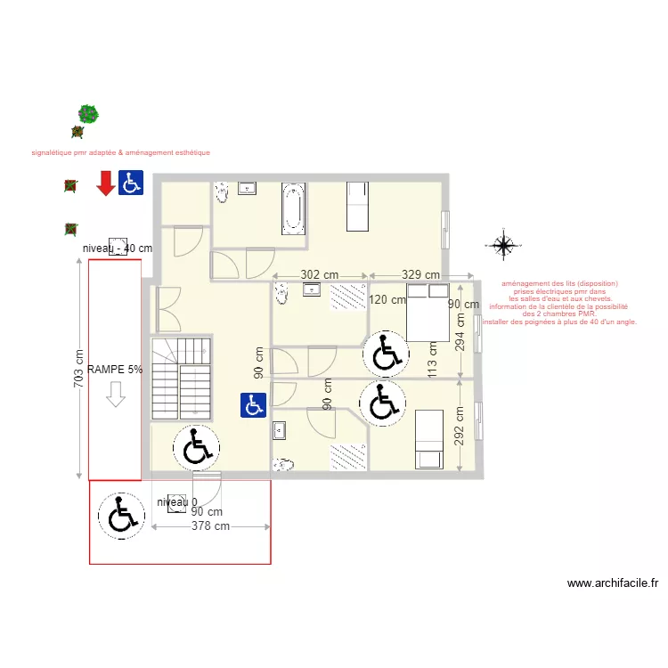 calluna chambres travaux. Plan de 0 pièce et 0 m2 calluna chambres travaux. Plan de 0 pièce et 0 m2