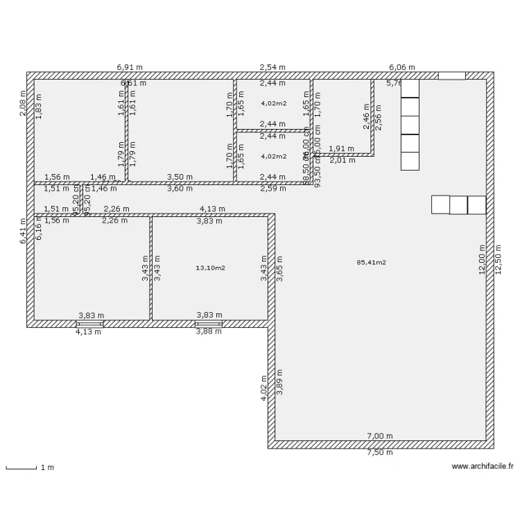maison. Plan de maison. Plan de