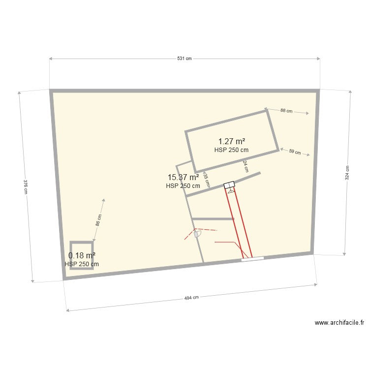 PLAN MARCADET1. Plan de 0 pièce et 0 m2