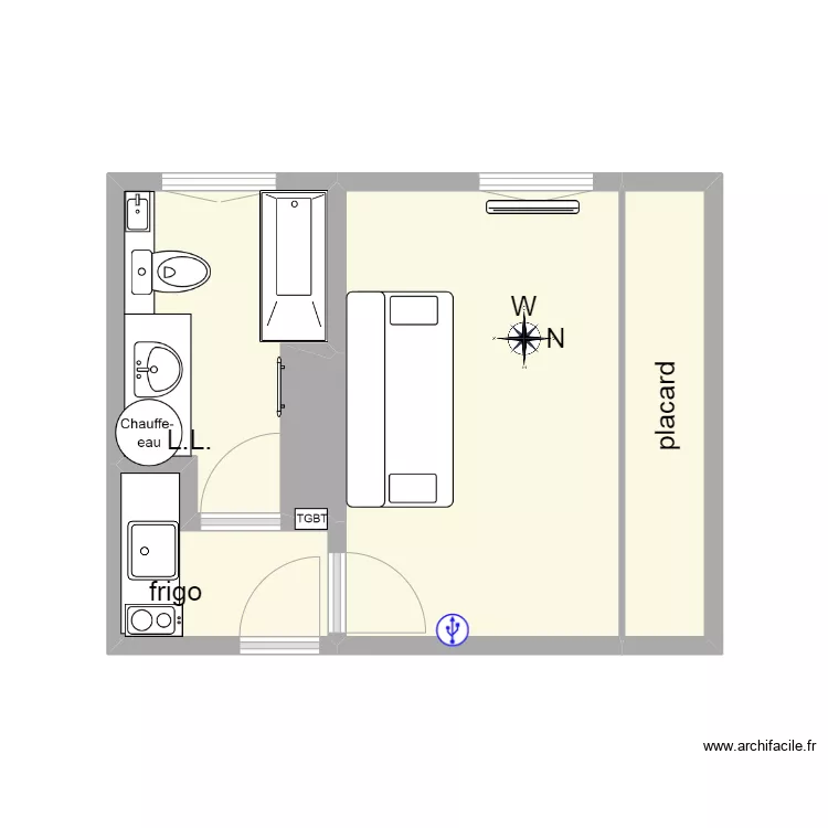 27 Chambery. Plan de 