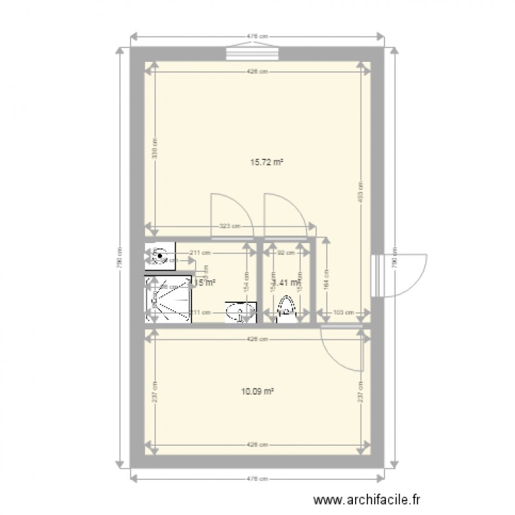 BON REPOS 1ER. Plan de 0 pièce et 0 m2