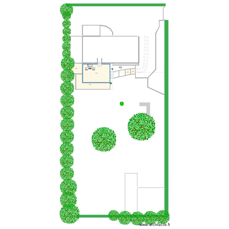 Aménagement extérieur v3. Plan de 0 pièce et 0 m2