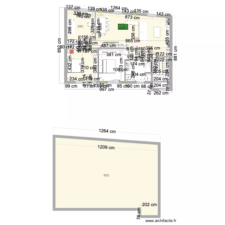 Plan villa Néa 2. Plan de Plan villa Néa 2. Plan de