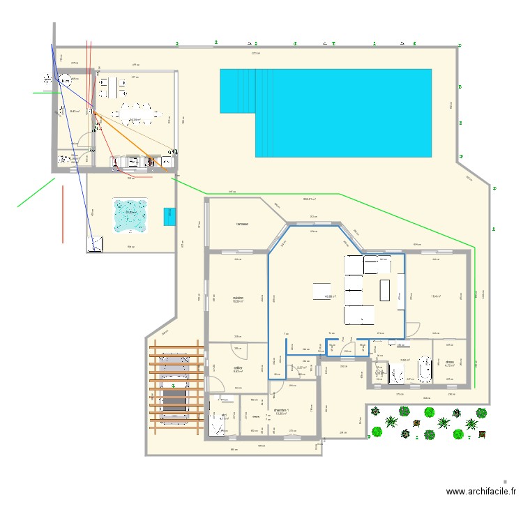 PLAN EAU ELEC 2. Plan de 0 pièce et 0 m2