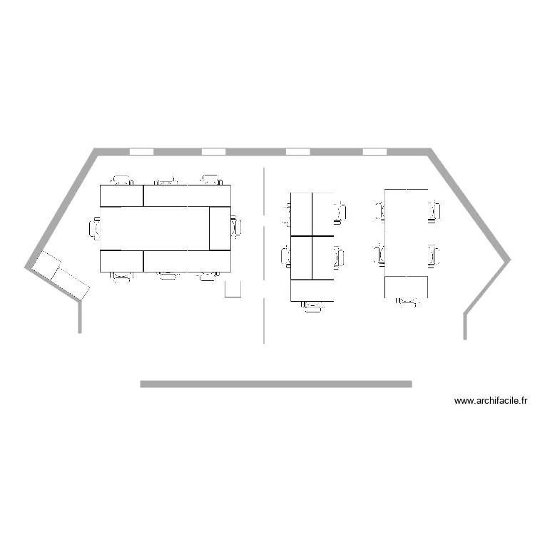 Zone Editorale HP1. Plan de 