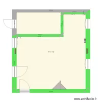 Pi&egrave;ce HUGO vide avec isolation