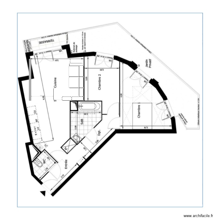 Mme. KONTE. Plan de 0 pièce et 0 m2