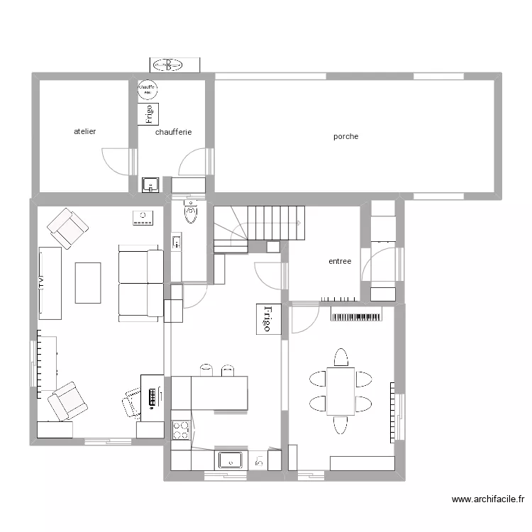 Maison_v20. Plan de 