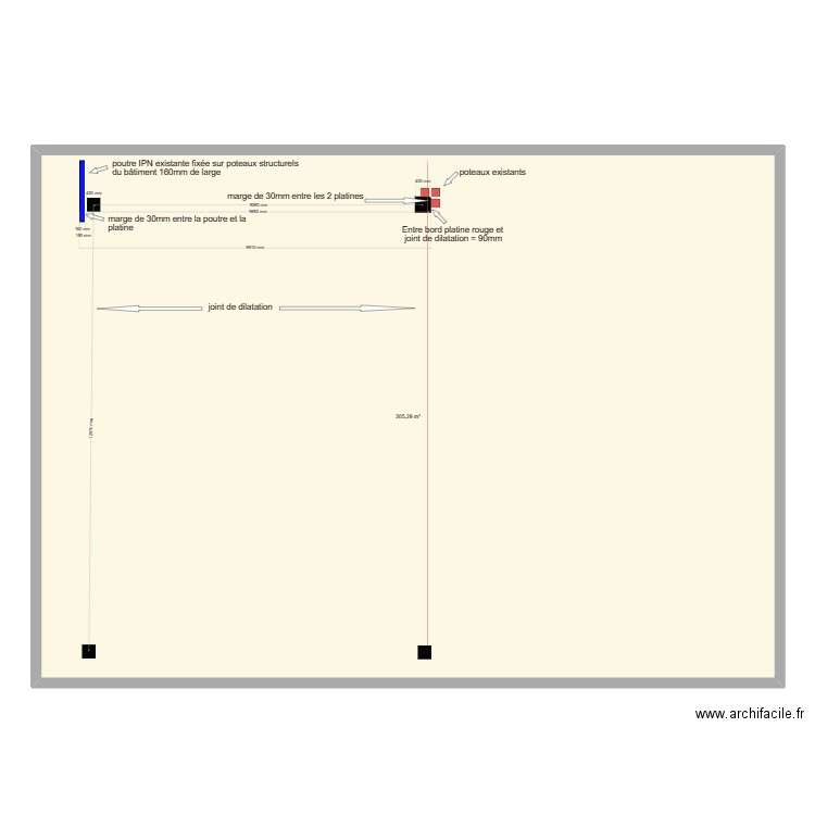 cargaules - plan insertion. Plan de 1 pièce et 305 m2