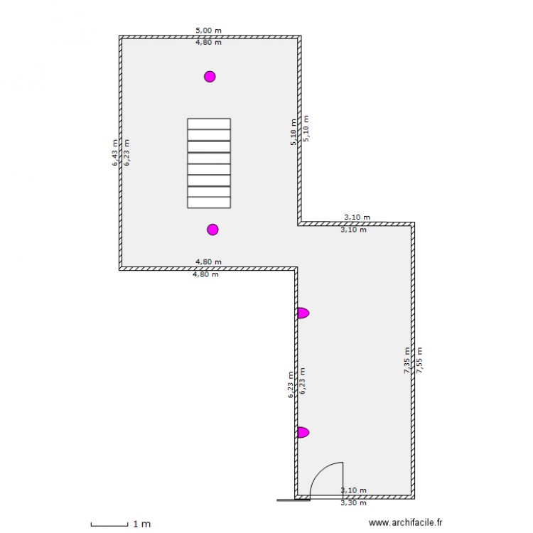 hall tour 2. Plan de 0 pièce et 0 m2