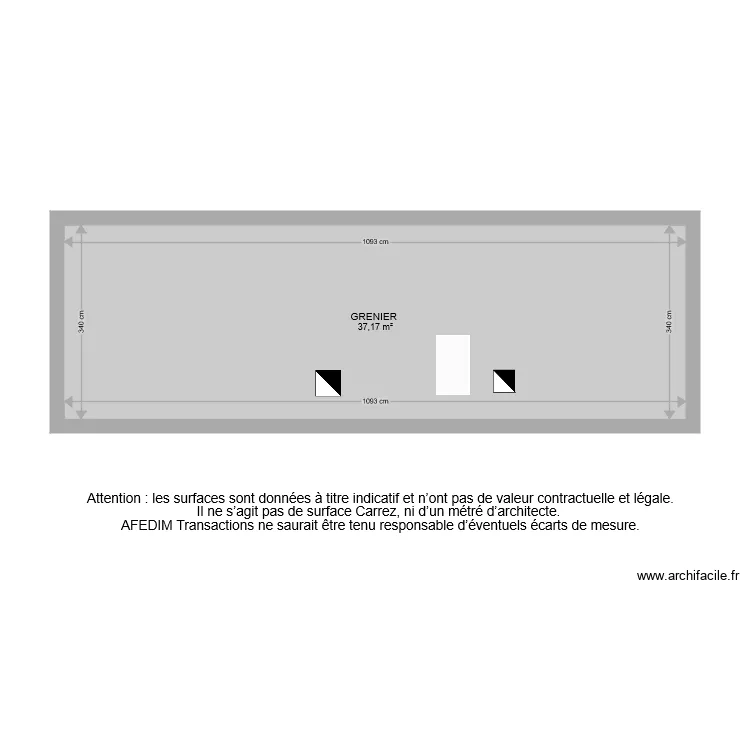 GRENIER 6548 . Plan de 