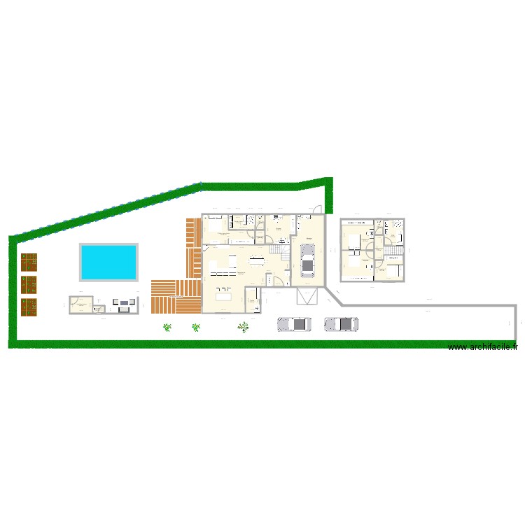 Plans maison V1. Plan de 0 pièce et 0 m2