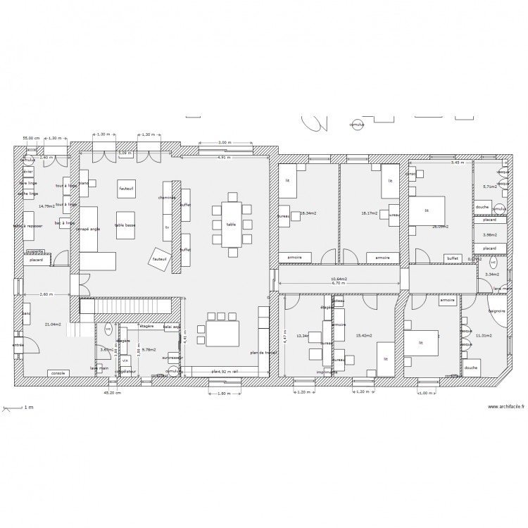 tres grd changement. Plan de 0 pièce et 0 m2