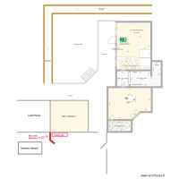 Routes de provence - plan accueil, restaurant, sanitaire, terrasse - après travaux - v2