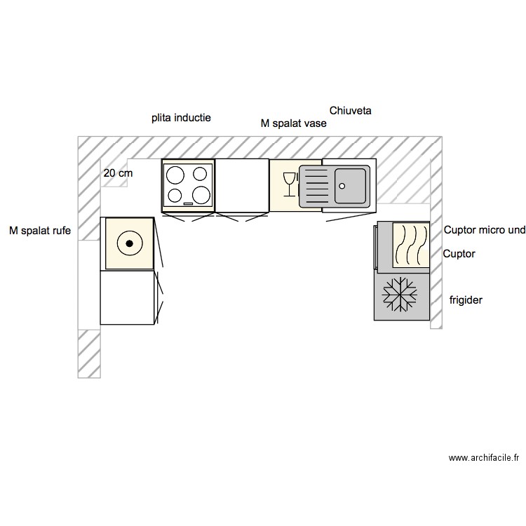 CUISINE CAUZACI 2. Plan de 0 pièce et 0 m2