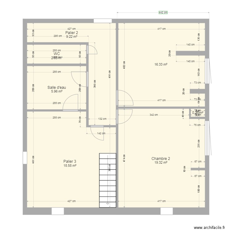 pavillon Cormeilles en parisis 1er étage 3. Plan de 0 pièce et 0 m2