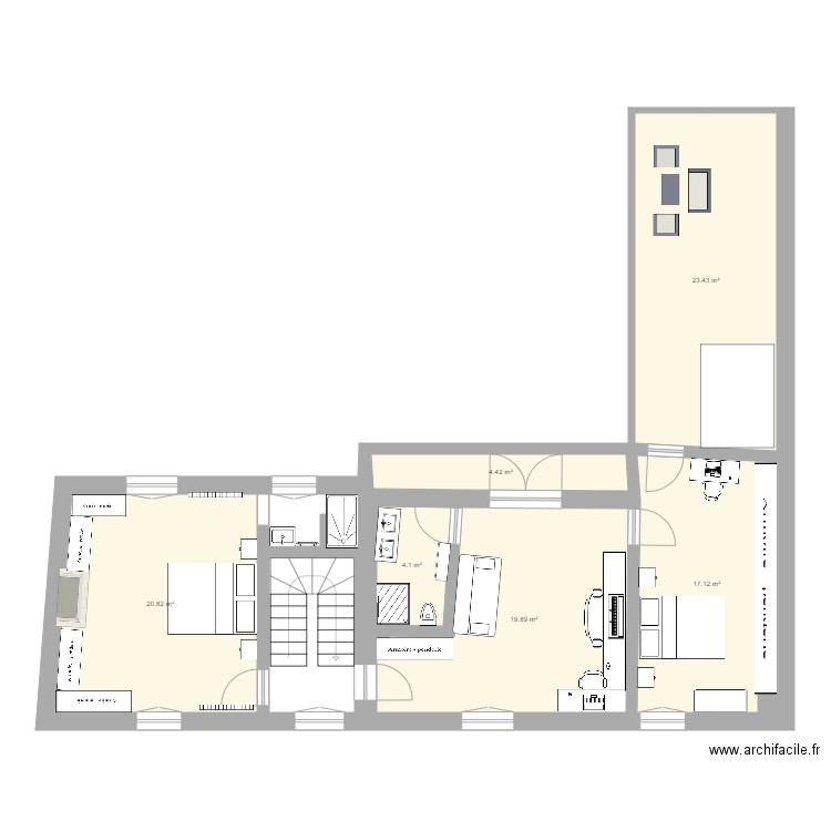 maison Girosp 1 étage . Plan de 0 pièce et 0 m2