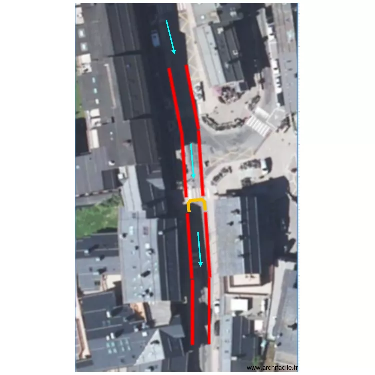 Meribel Finishline Stage 4. Plan de 