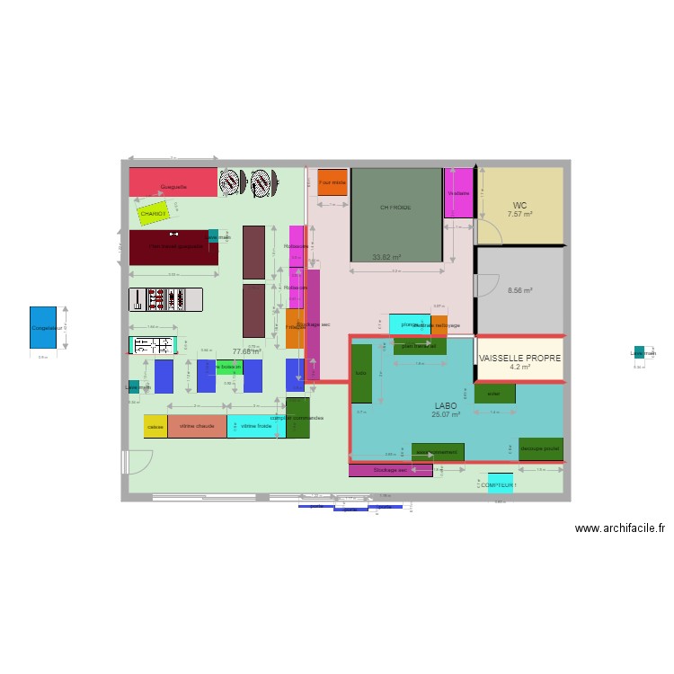 PLAN FOUCHEROLLES. Plan de 0 pièce et 0 m2