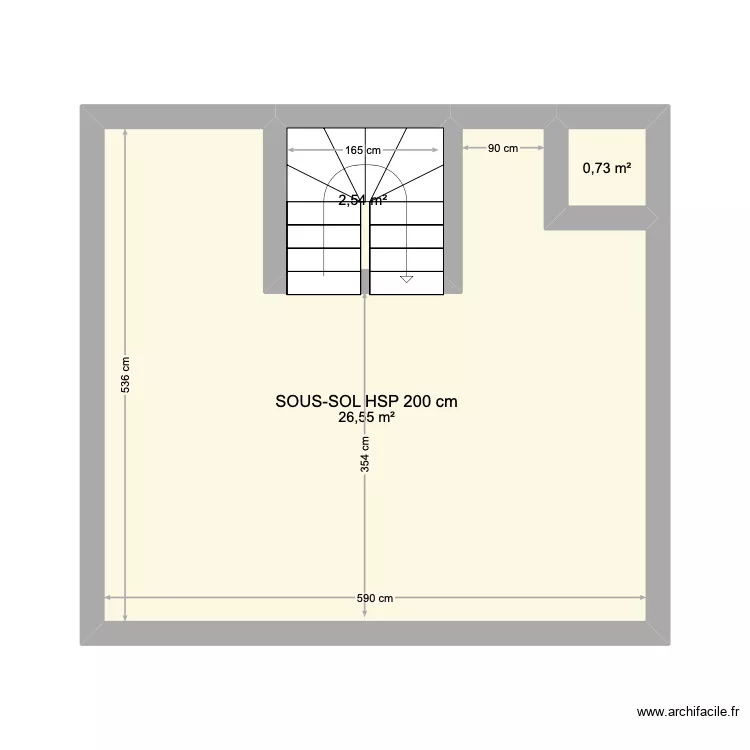 SOUS-SOL MALON. Plan de SOUS-SOL MALON. Plan de