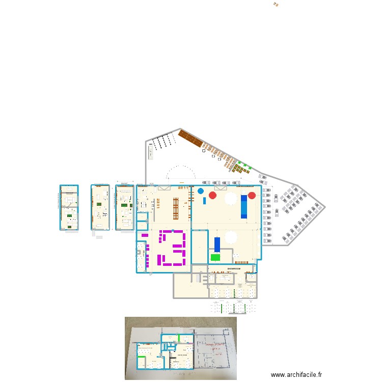 Sj Jean 2k22. Plan de 32 pièces et 3418 m2