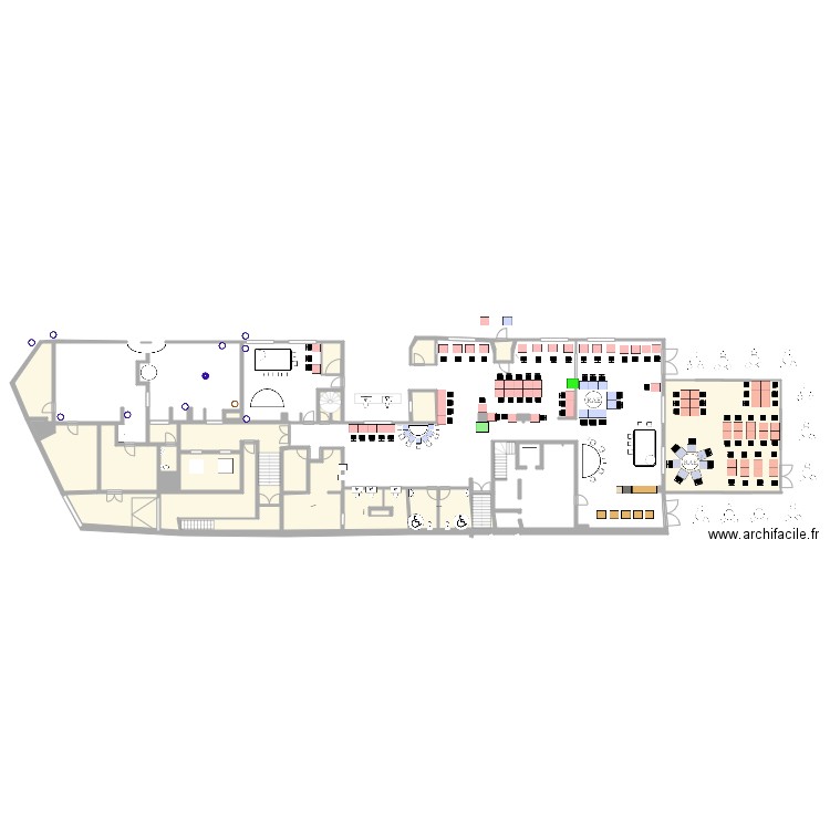 Plan de salle RDC au 04 juin 2020 sauvegarde. Plan de 0 pièce et 0 m2