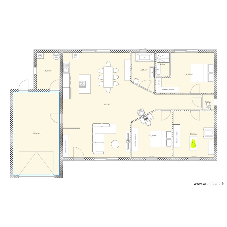 Maison 3. Plan de 0 pièce et 0 m2