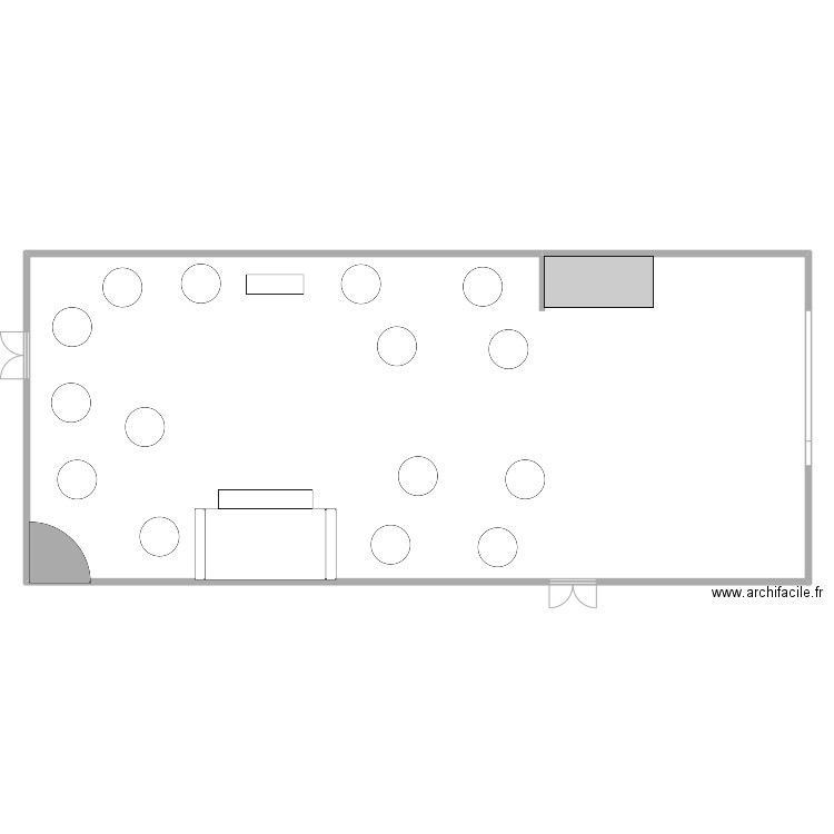 PLAN DE TABLE JIHANE ET IDRISS. Plan de 1 pièce et 367 m2