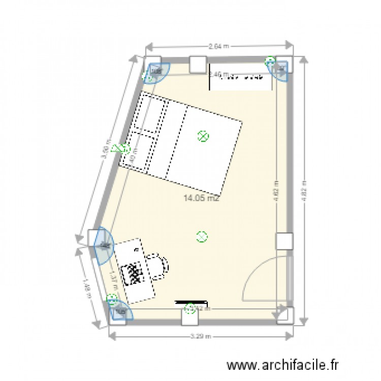 kiosque moche. Plan de 0 pièce et 0 m2