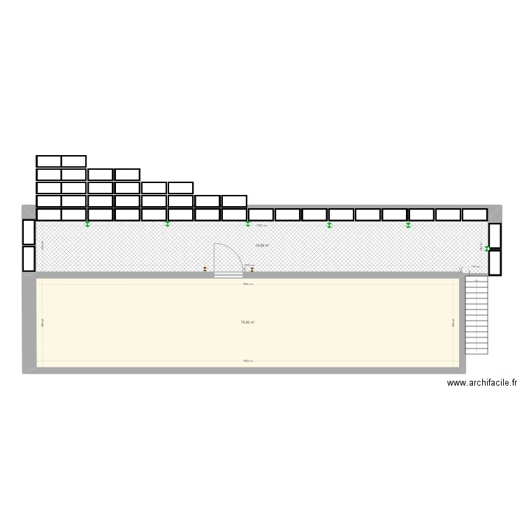 ACCES APPART. Plan de 2 pièces et 126 m2