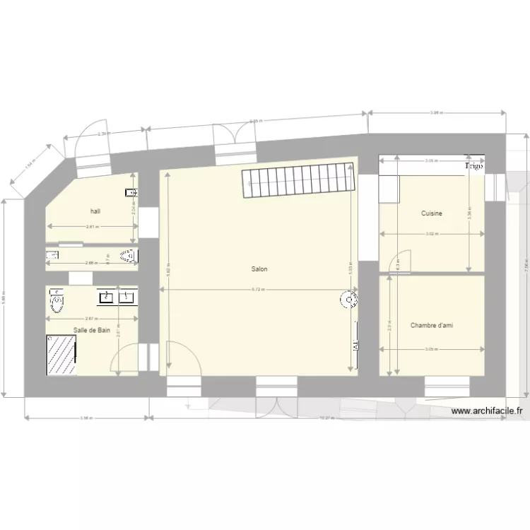 indivision ODIN DE RIVAT. Plan de 