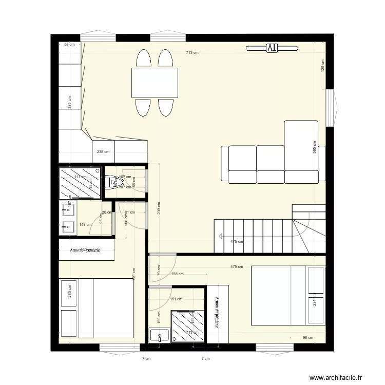ANTIBES IMMEUBLE . Plan de 